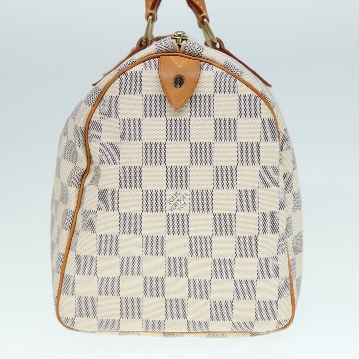 LOUIS VUITTON Damier Azur Speedy 30 Hand Bag N41533 LV Auth 89670