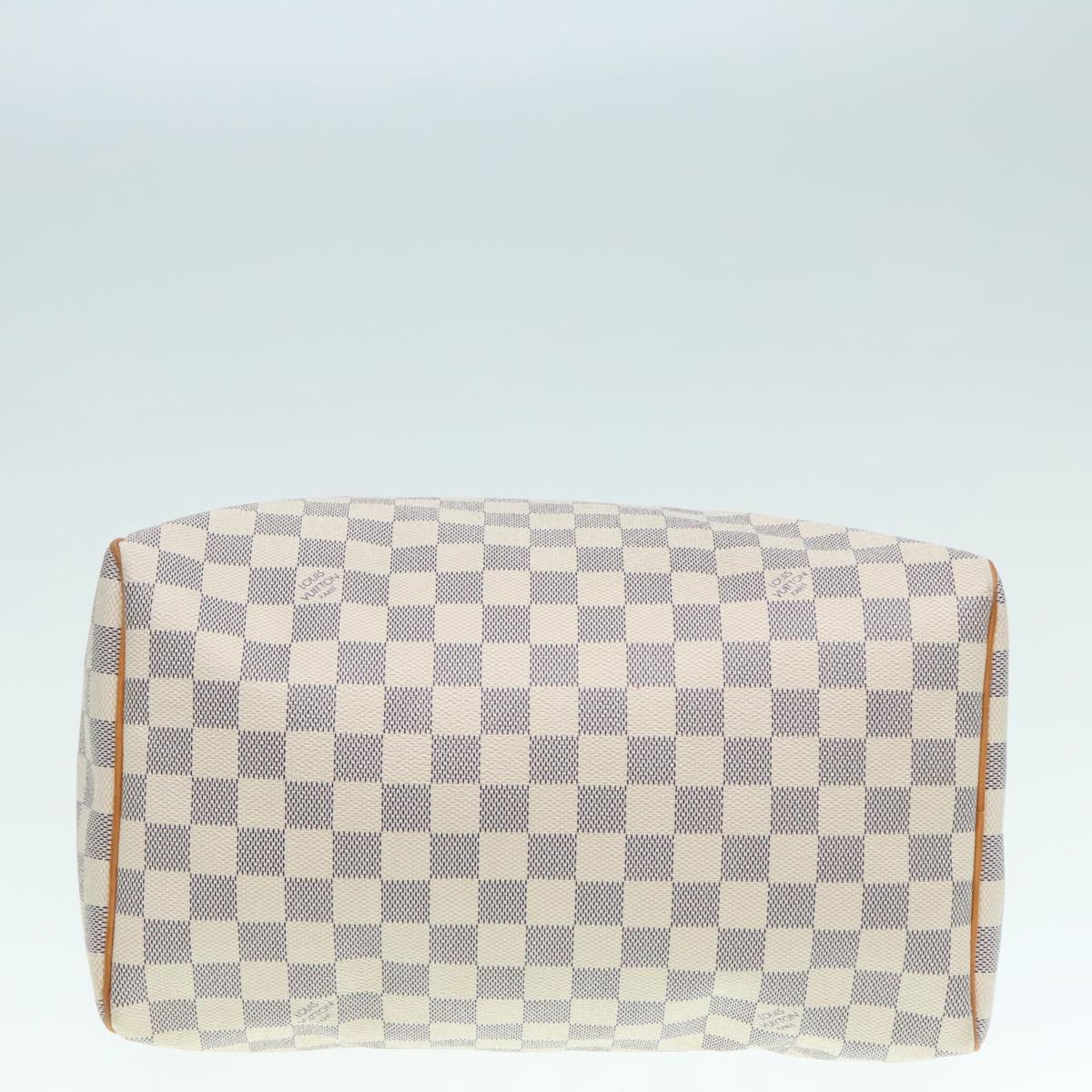 LOUIS VUITTON Damier Azur Speedy 30 Hand Bag N41533 LV Auth 89670