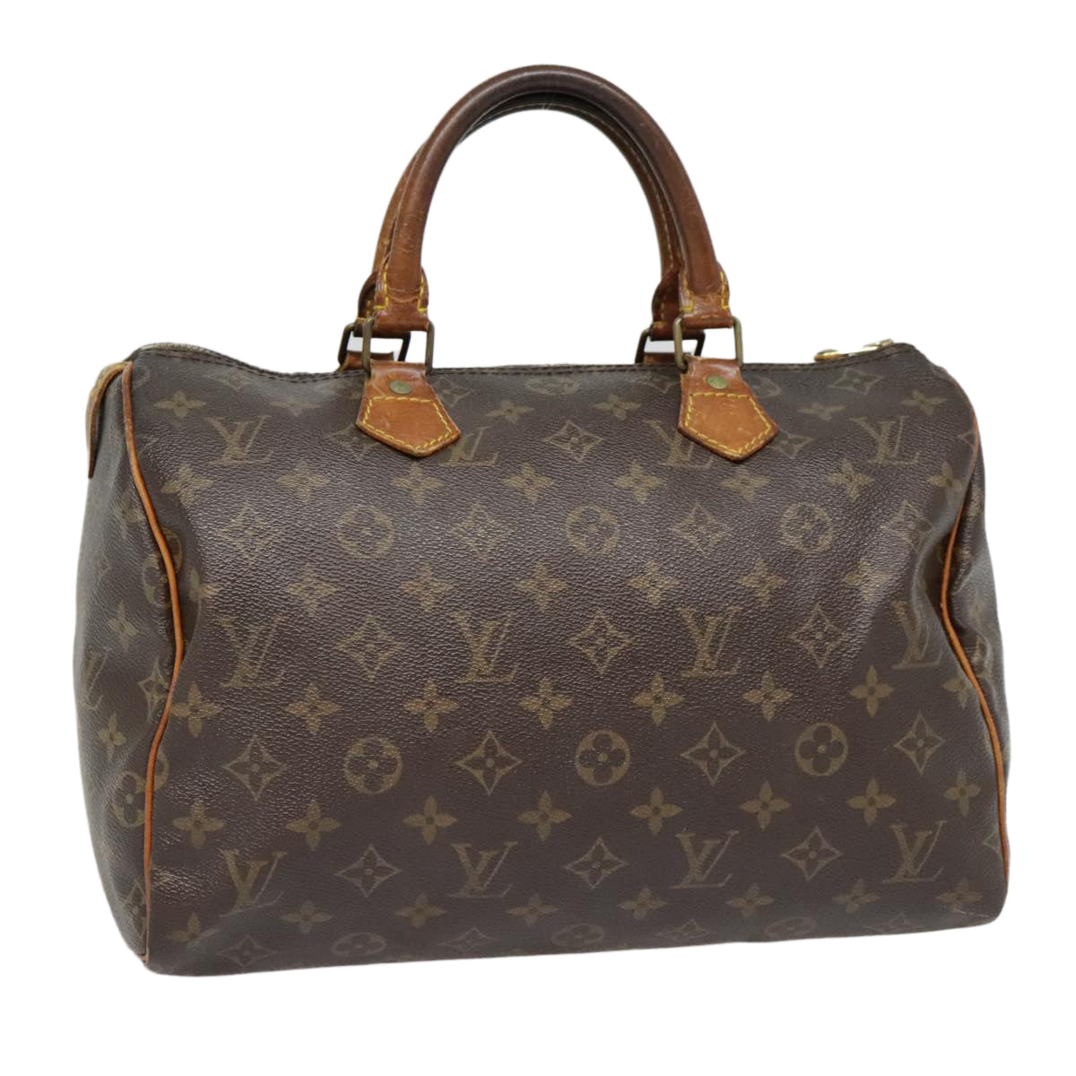 LOUIS VUITTON Monogram Speedy 30 Hand Bag M41526 LV Auth 89671