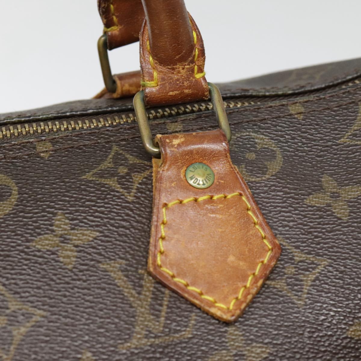 LOUIS VUITTON Monogram Speedy 30 Hand Bag M41526 LV Auth 89671