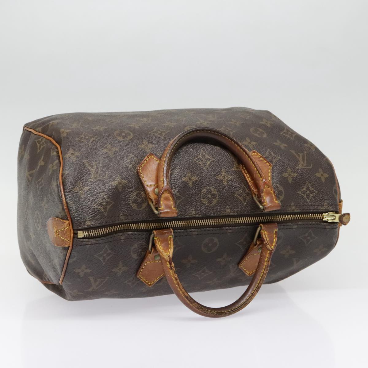 LOUIS VUITTON Monogram Speedy 30 Hand Bag M41526 LV Auth 89671