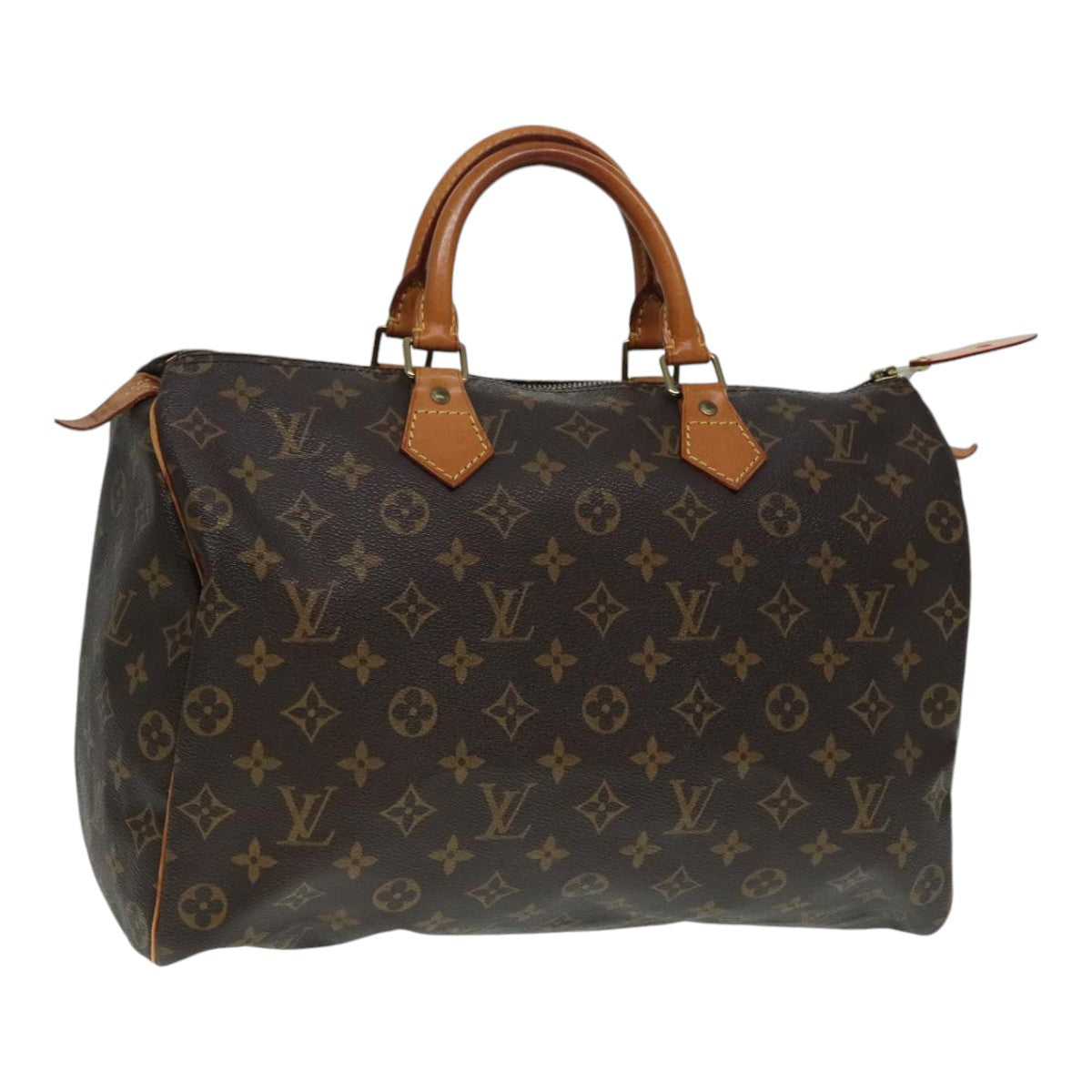 LOUIS VUITTON Monogram Speedy 35 Hand Bag M41524 LV Auth 89672