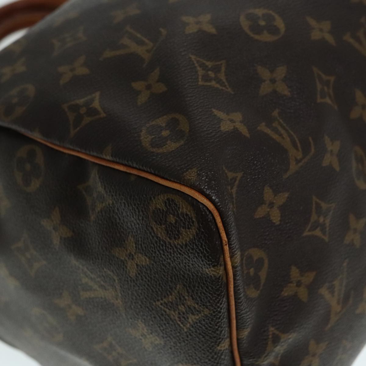 LOUIS VUITTON Monogram Speedy 35 Hand Bag M41524 LV Auth 89672