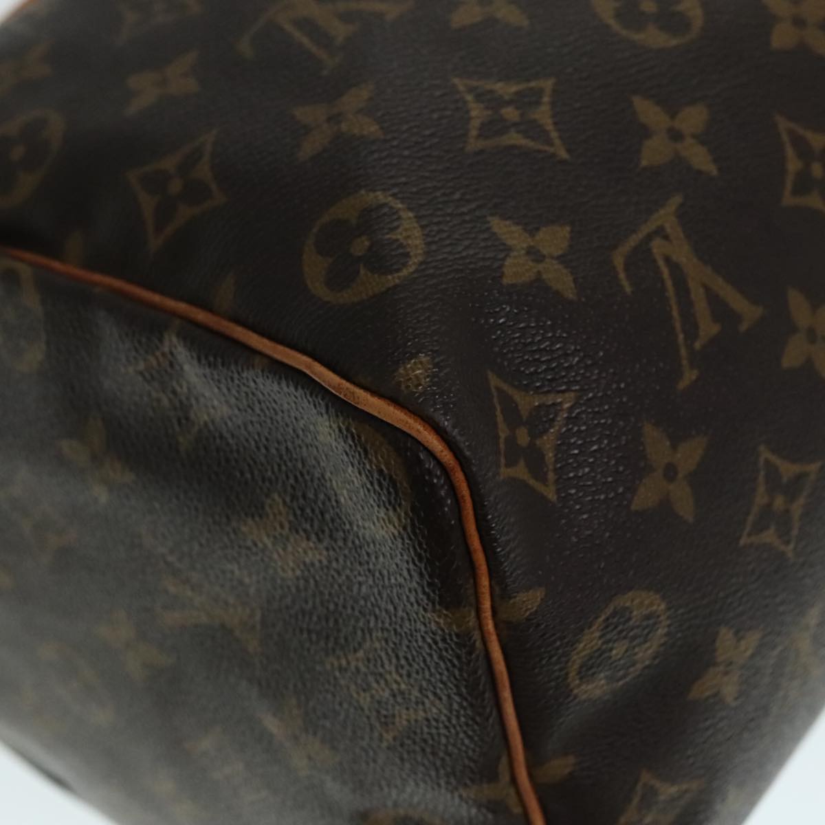 LOUIS VUITTON Monogram Speedy 35 Hand Bag M41524 LV Auth 89672