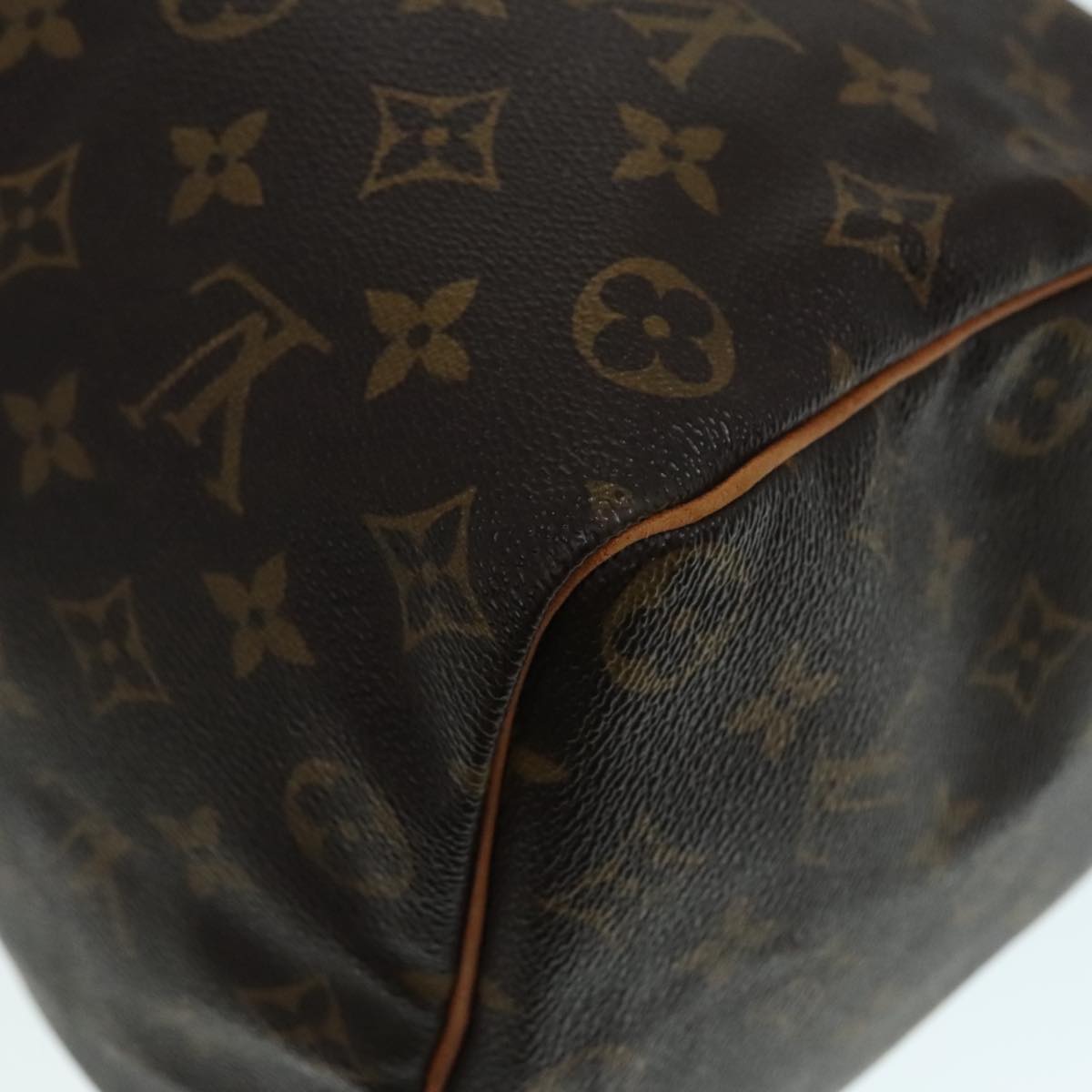 LOUIS VUITTON Monogram Speedy 35 Hand Bag M41524 LV Auth 89672