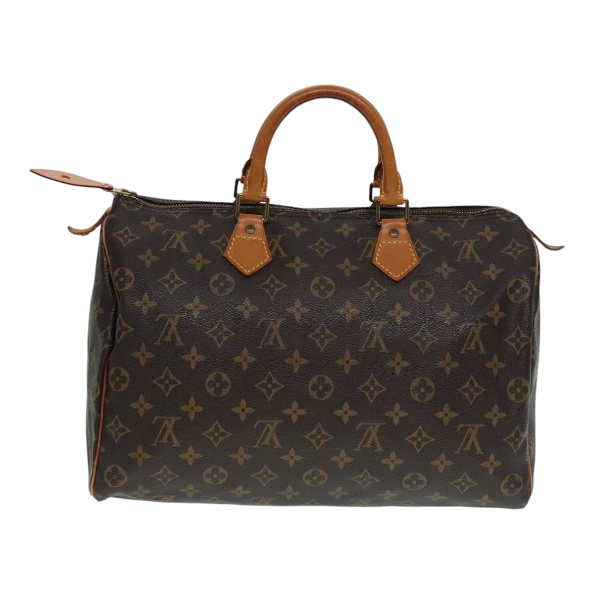 LOUIS VUITTON Monogram Speedy 35 Hand Bag M41524 LV Auth 89672