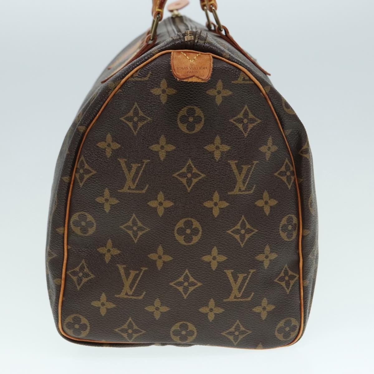 LOUIS VUITTON Monogram Speedy 35 Hand Bag M41524 LV Auth 89672