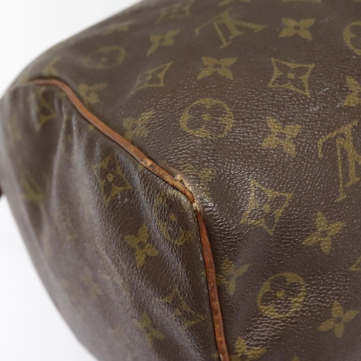 LOUIS VUITTON Monogram Speedy 35 Hand Bag M41524 LV Auth 89673