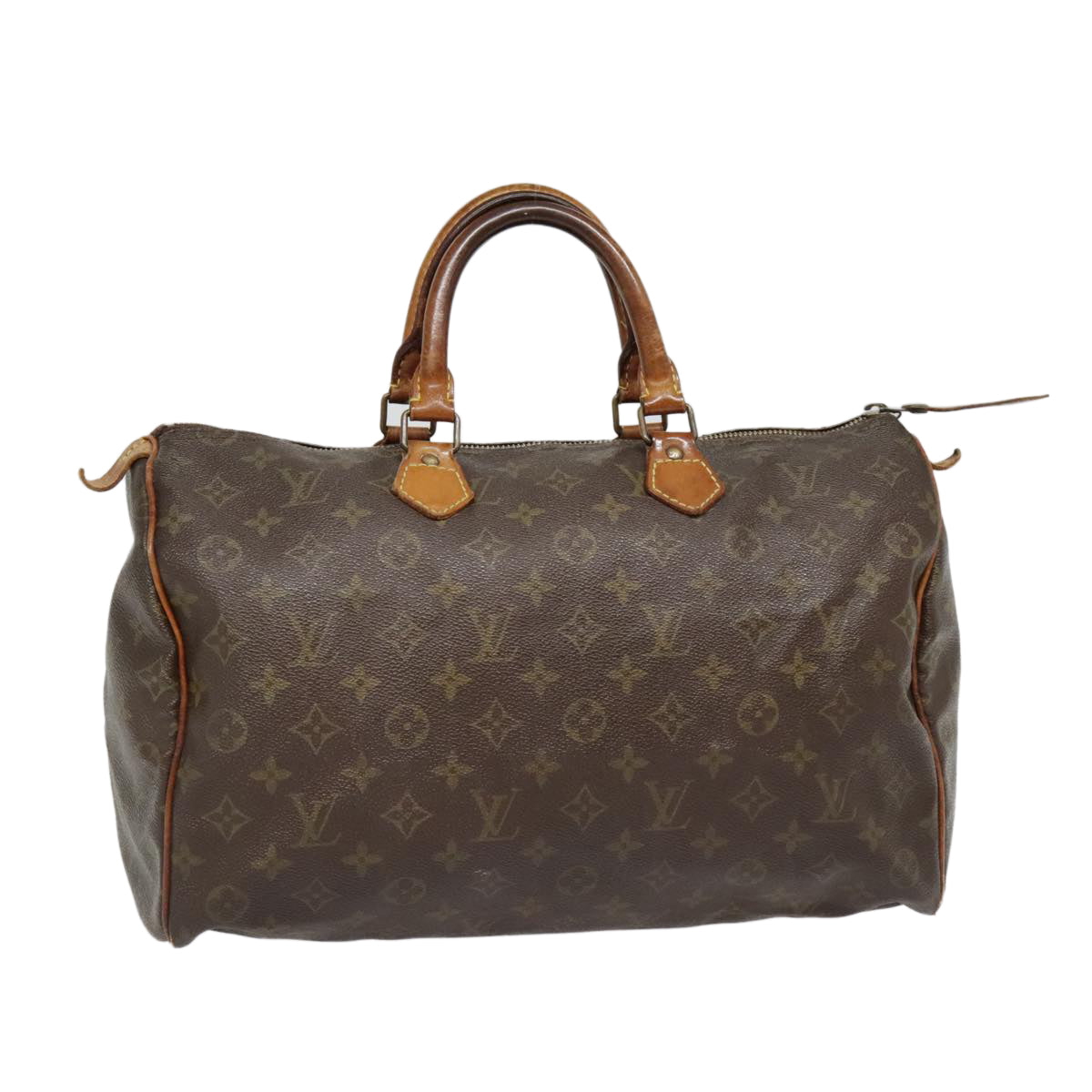 LOUIS VUITTON Monogram Speedy 35 Hand Bag M41524 LV Auth 89673