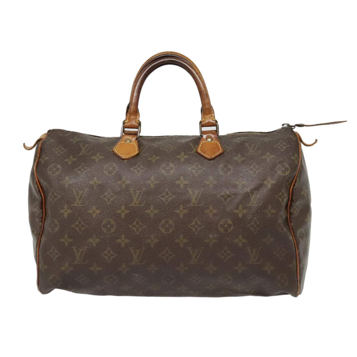 LOUIS VUITTON Monogram Speedy 35 Hand Bag M41524 LV Auth 89673