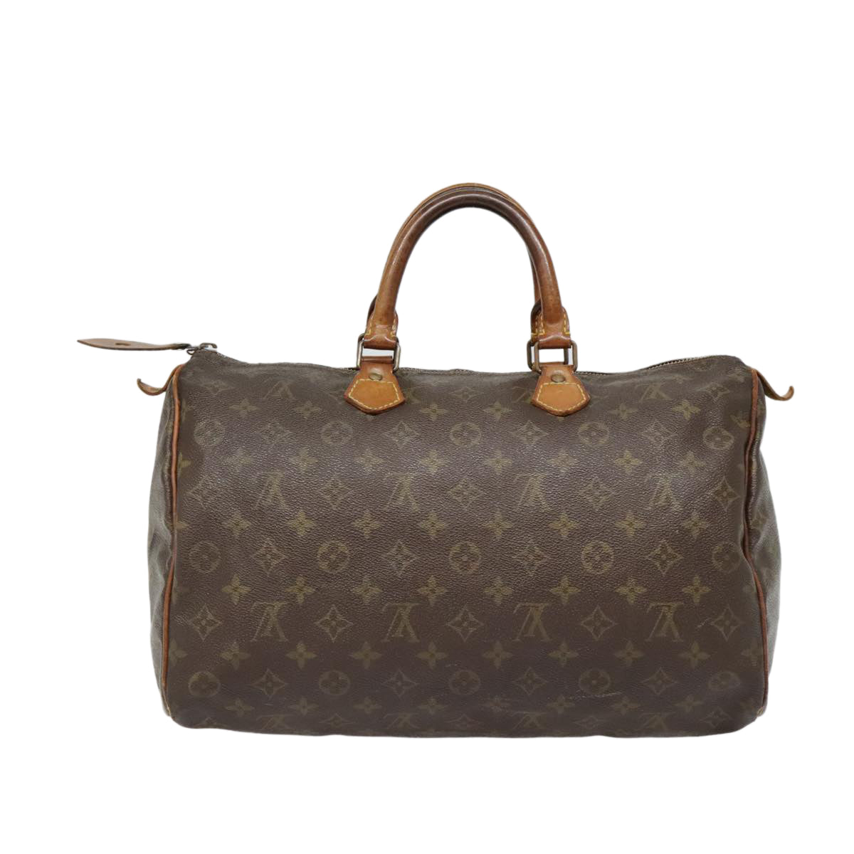 LOUIS VUITTON Monogram Speedy 35 Hand Bag M41524 LV Auth 89673