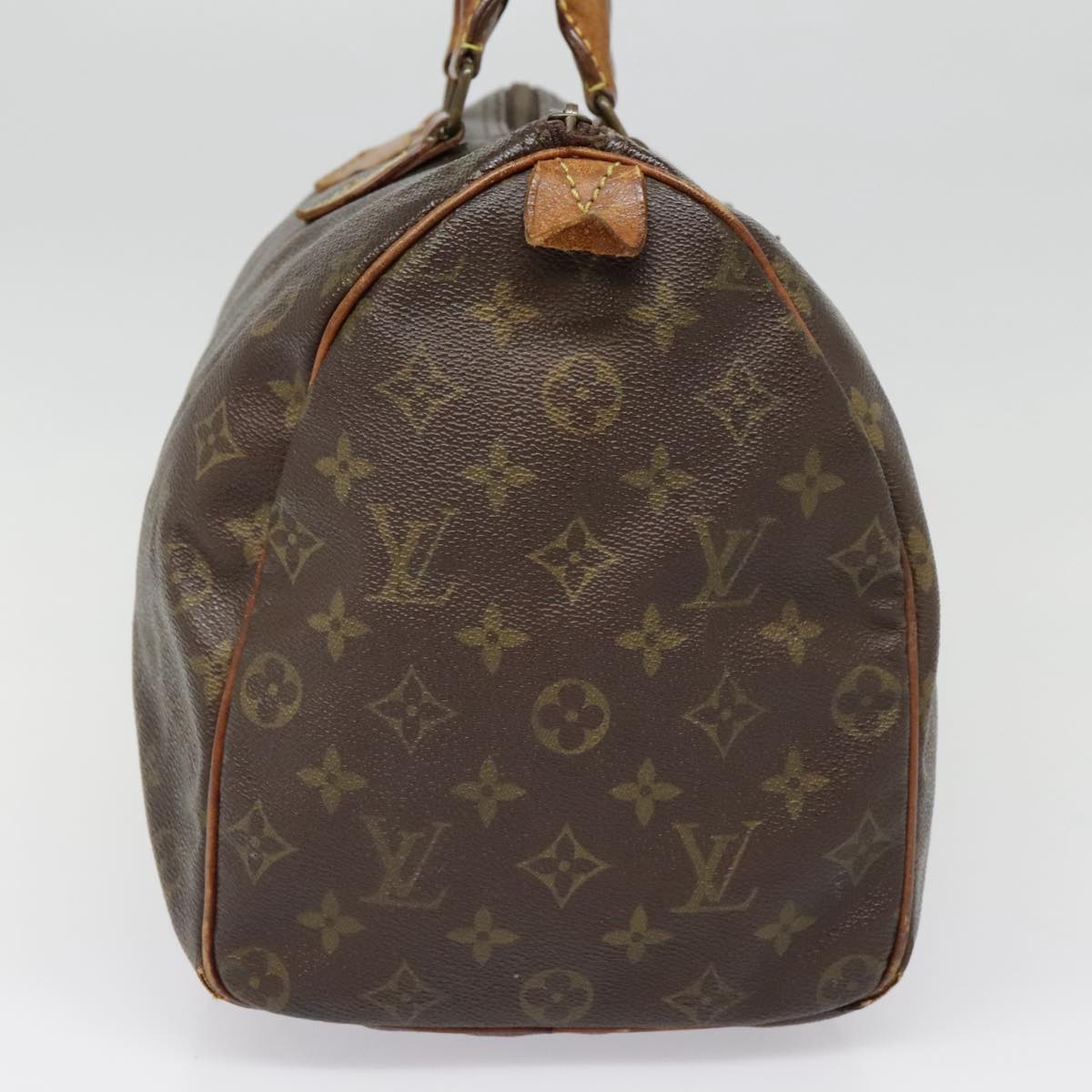 LOUIS VUITTON Monogram Speedy 35 Hand Bag M41524 LV Auth 89673