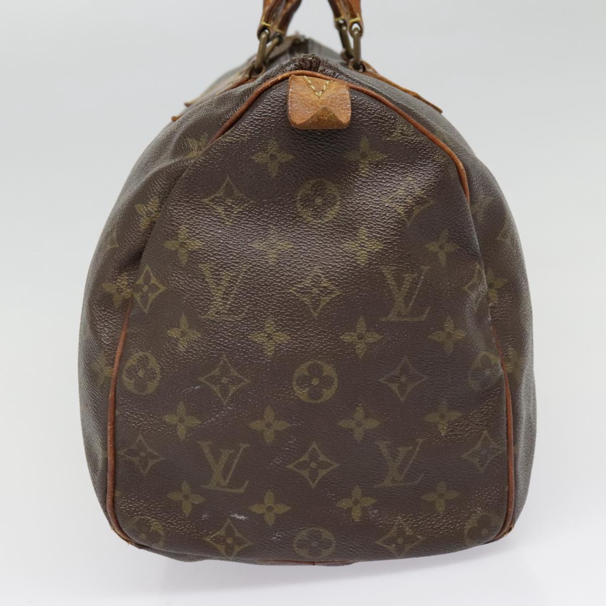 LOUIS VUITTON Monogram Speedy 35 Hand Bag M41524 LV Auth 89673