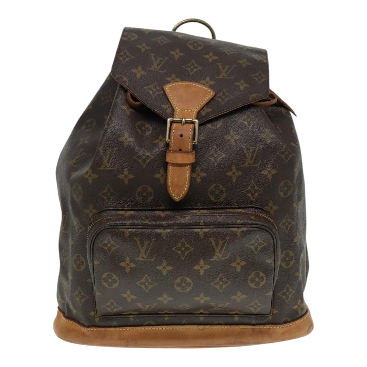 LOUIS VUITTON Monogram Montsouris GM Backpack M51135 LV Auth 89677