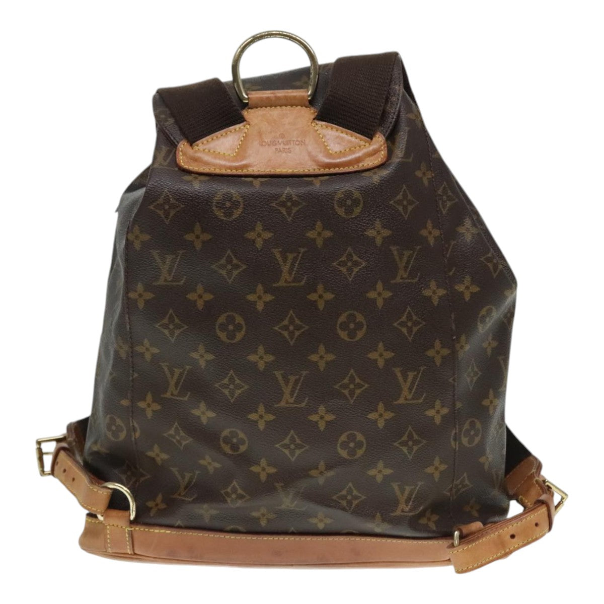 LOUIS VUITTON Monogram Montsouris GM Backpack M51135 LV Auth 89677