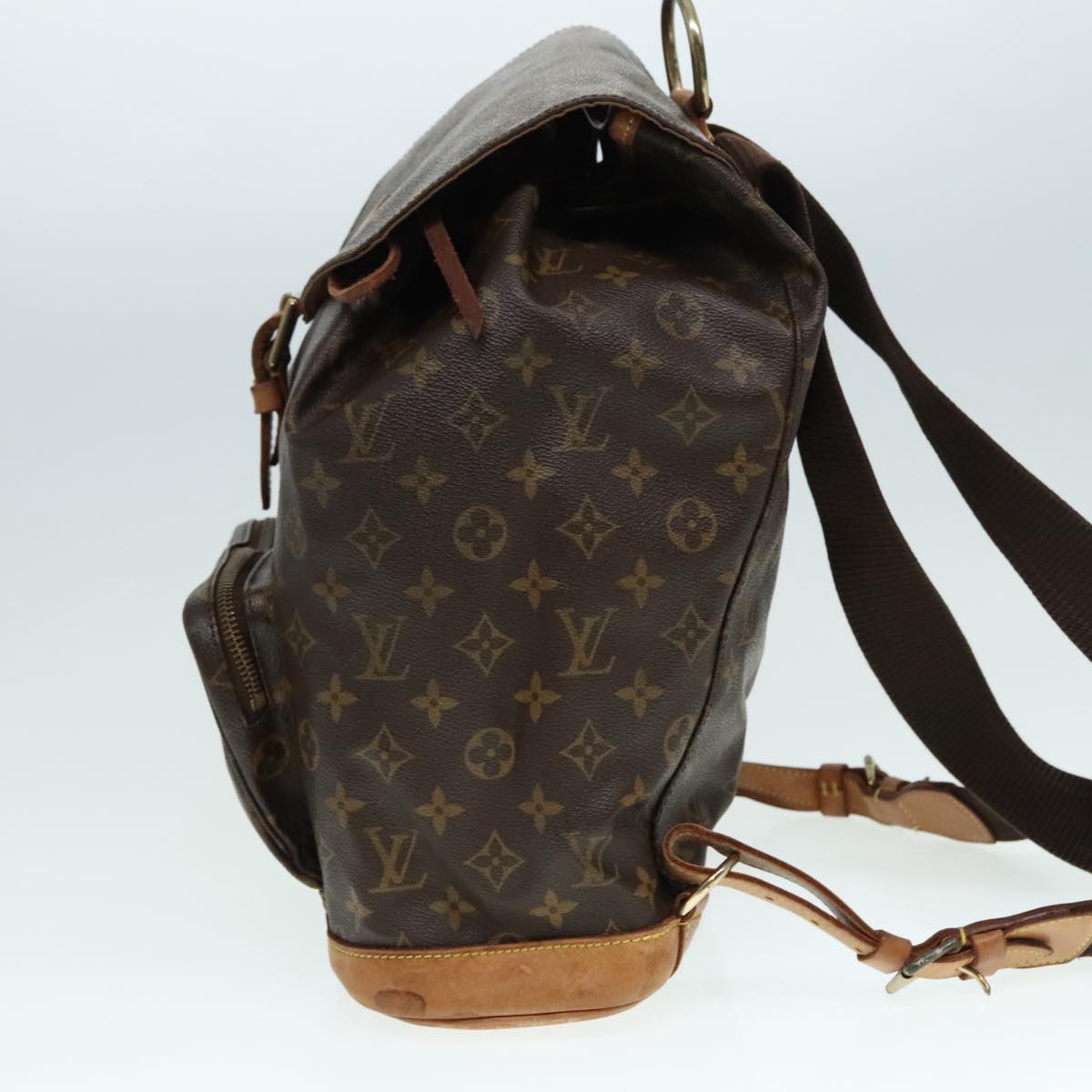 LOUIS VUITTON Monogram Montsouris GM Backpack M51135 LV Auth 89677