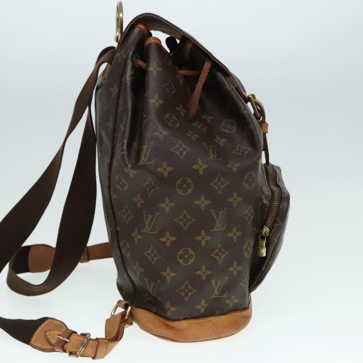 LOUIS VUITTON Monogram Montsouris GM Backpack M51135 LV Auth 89677