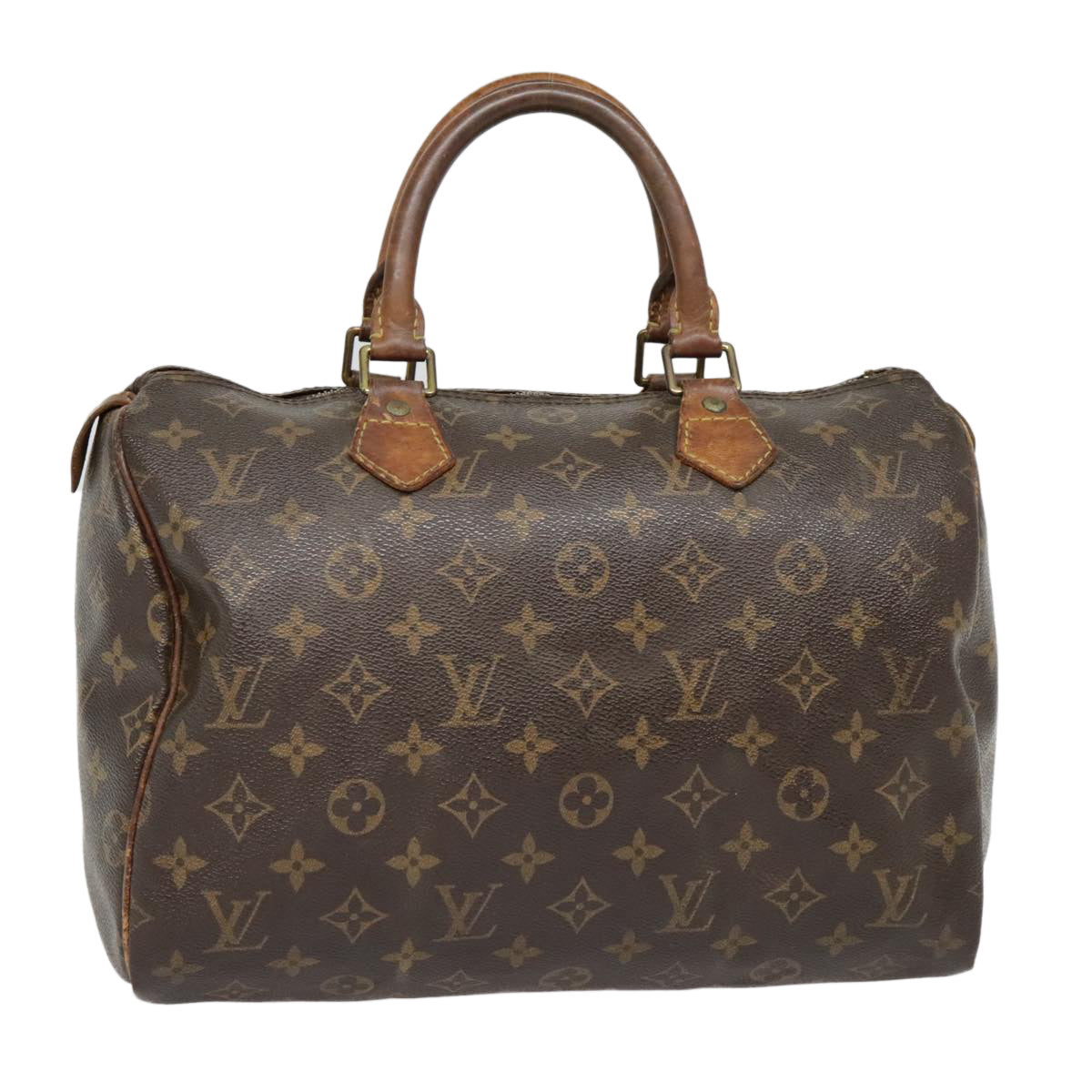 LOUIS VUITTON Monogram Speedy 30 Hand Bag M41526 LV Auth 89694