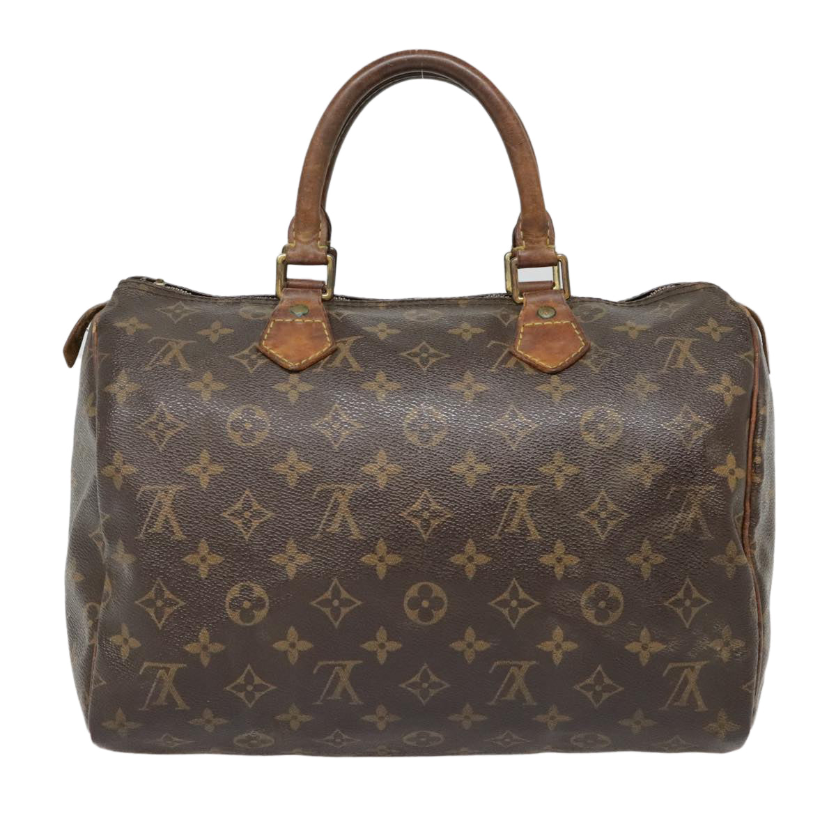 LOUIS VUITTON Monogram Speedy 30 Hand Bag M41526 LV Auth 89694