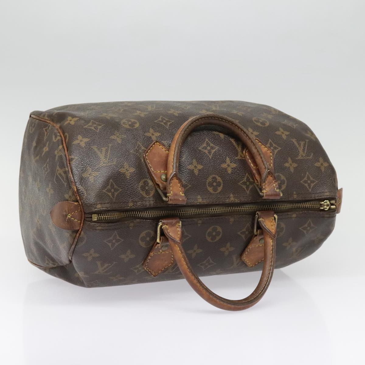 LOUIS VUITTON Monogram Speedy 30 Hand Bag M41526 LV Auth 89694