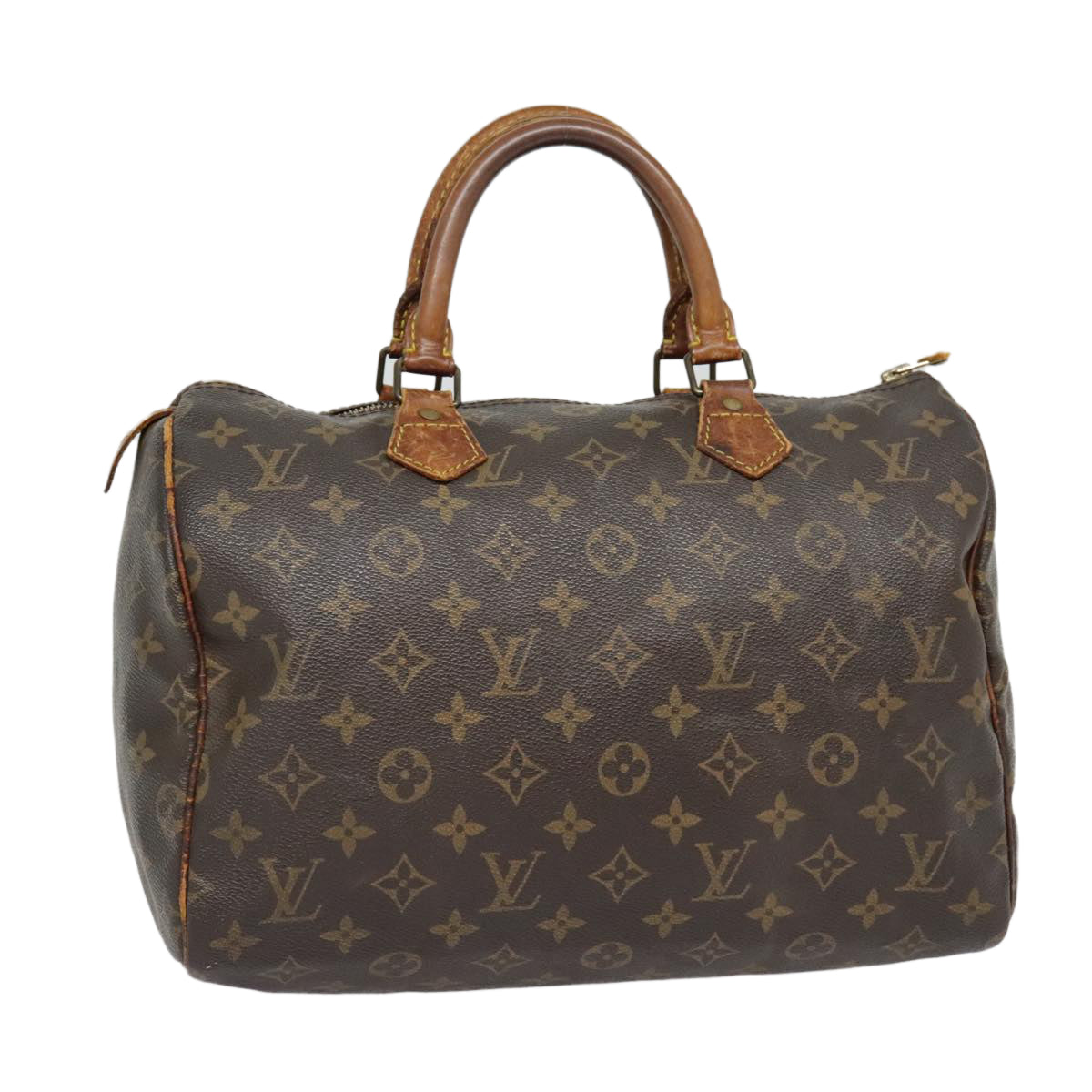 LOUIS VUITTON Monogram Speedy 30 Hand Bag M41526 LV Auth 89695