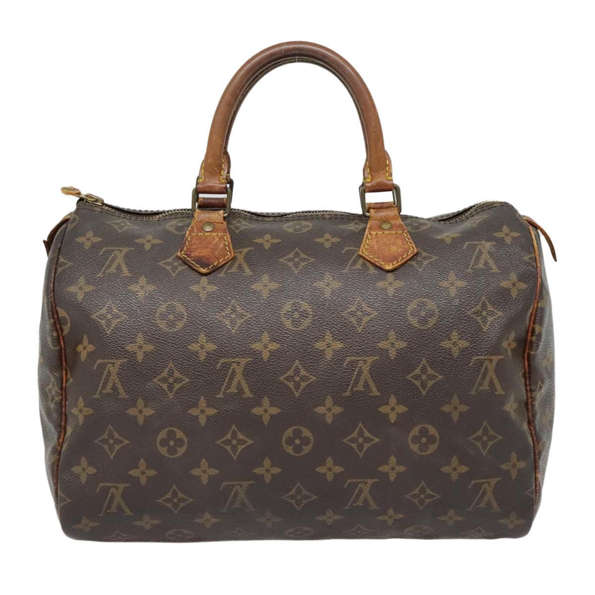 LOUIS VUITTON Monogram Speedy 30 Hand Bag M41526 LV Auth 89695