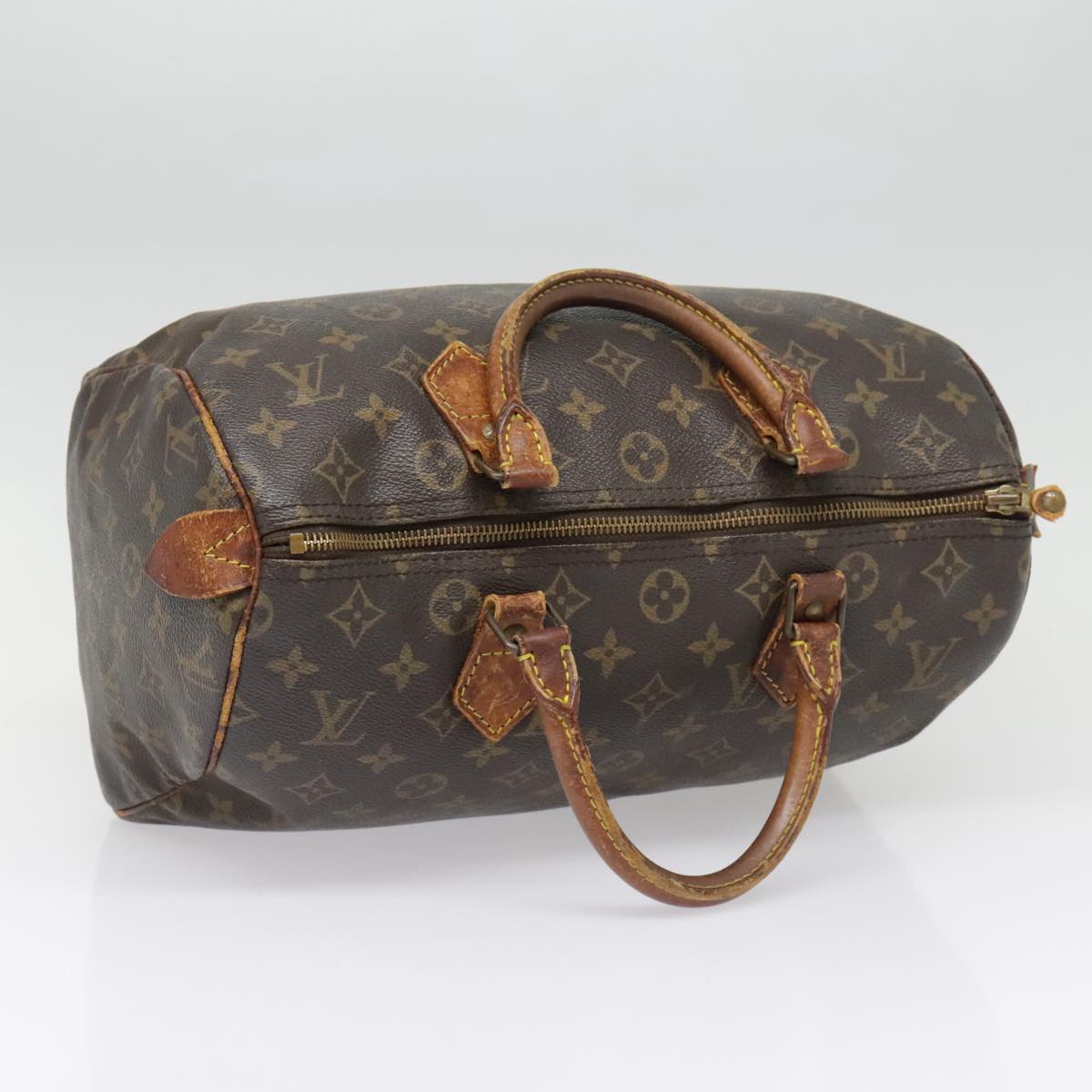 LOUIS VUITTON Monogram Speedy 30 Hand Bag M41526 LV Auth 89695