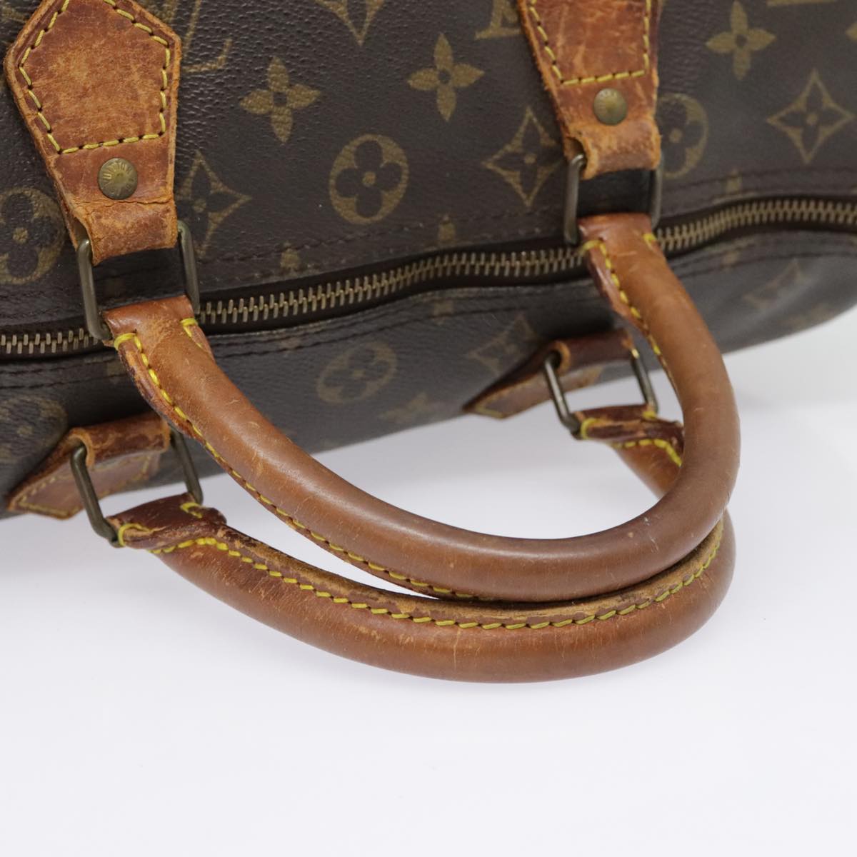 LOUIS VUITTON Monogram Speedy 30 Hand Bag M41526 LV Auth 89695