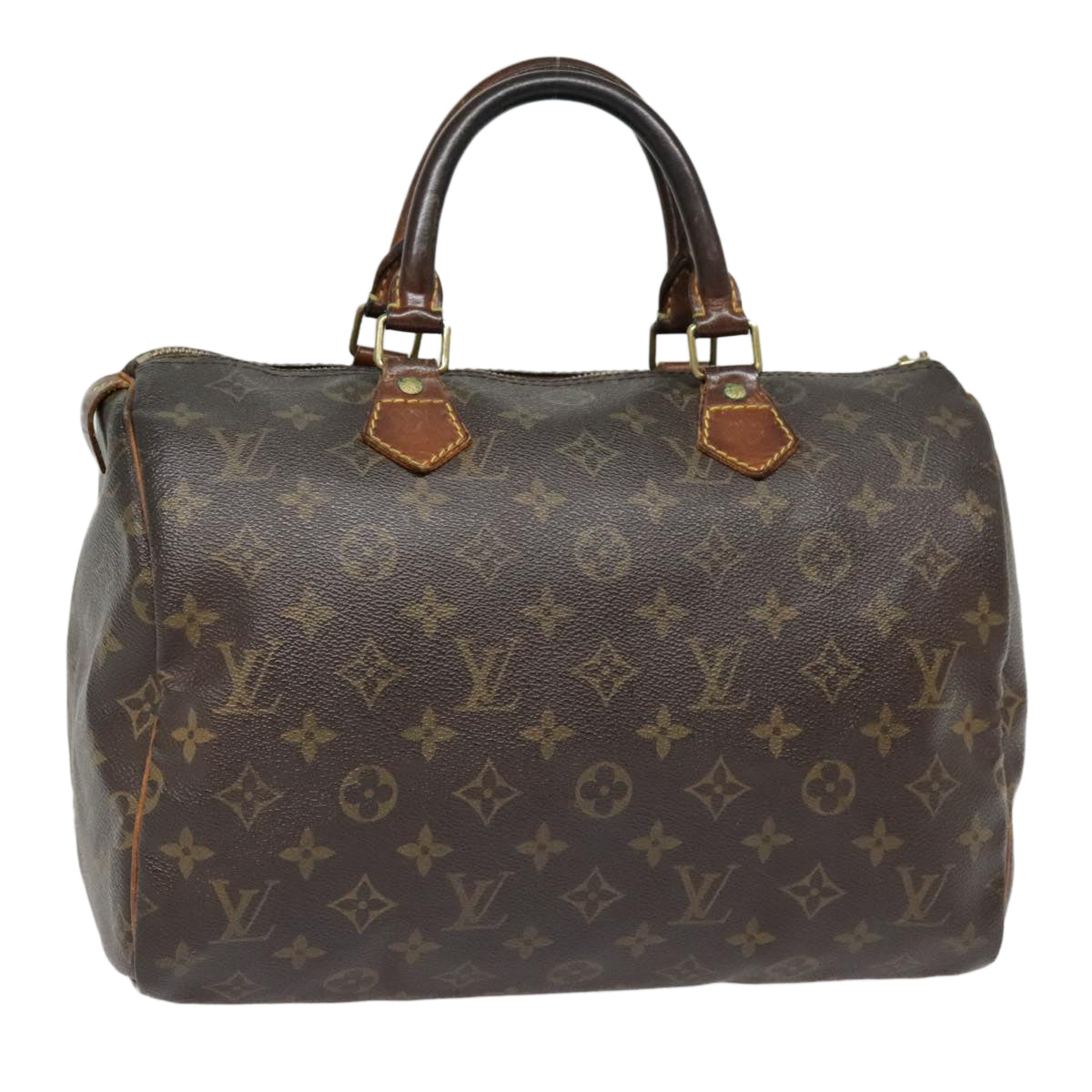 LOUIS VUITTON Monogram Speedy 30 Hand Bag M41526 LV Auth 89696