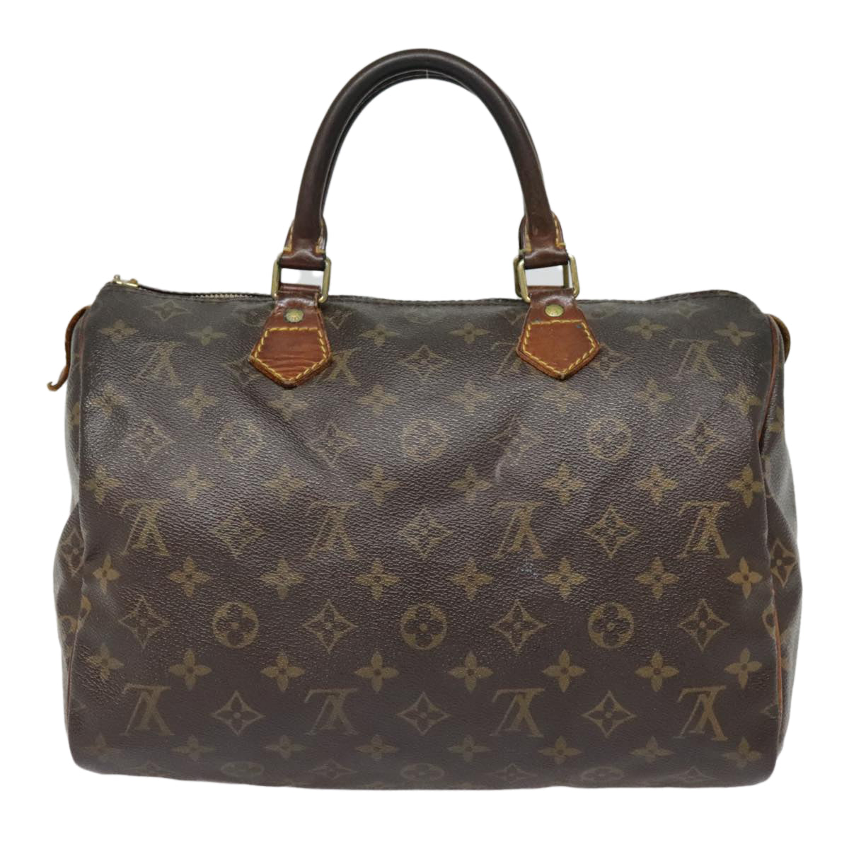 LOUIS VUITTON Monogram Speedy 30 Hand Bag M41526 LV Auth 89696