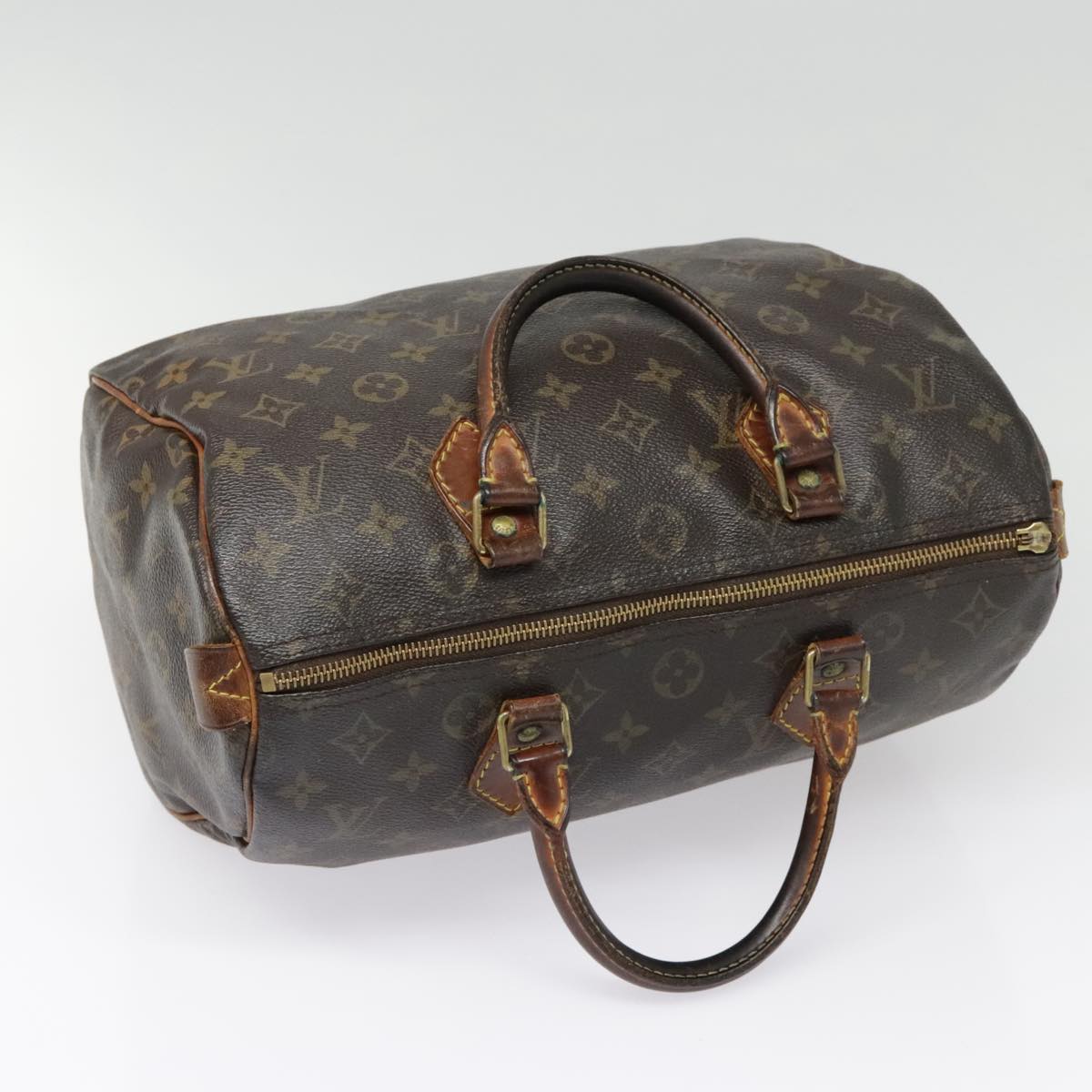 LOUIS VUITTON Monogram Speedy 30 Hand Bag M41526 LV Auth 89696