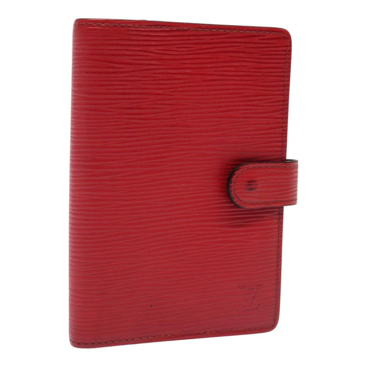 LOUIS VUITTON Epi Agenda PM Day Planner Cover Red R20057 LV Auth 89734