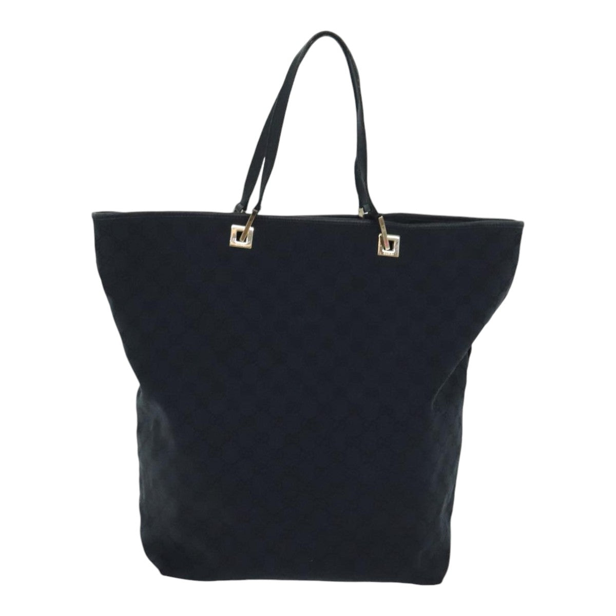 GUCCI GG Canvas Hand Bag Black Auth 89763