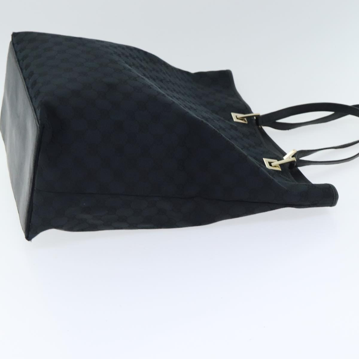 GUCCI GG Canvas Hand Bag Black Auth 89763