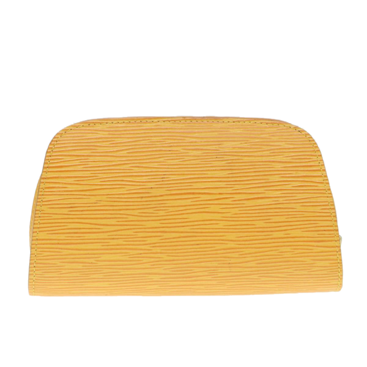 LOUIS VUITTON Epi Dauphine PM Pouch Yellow M48449 LV Auth 89836