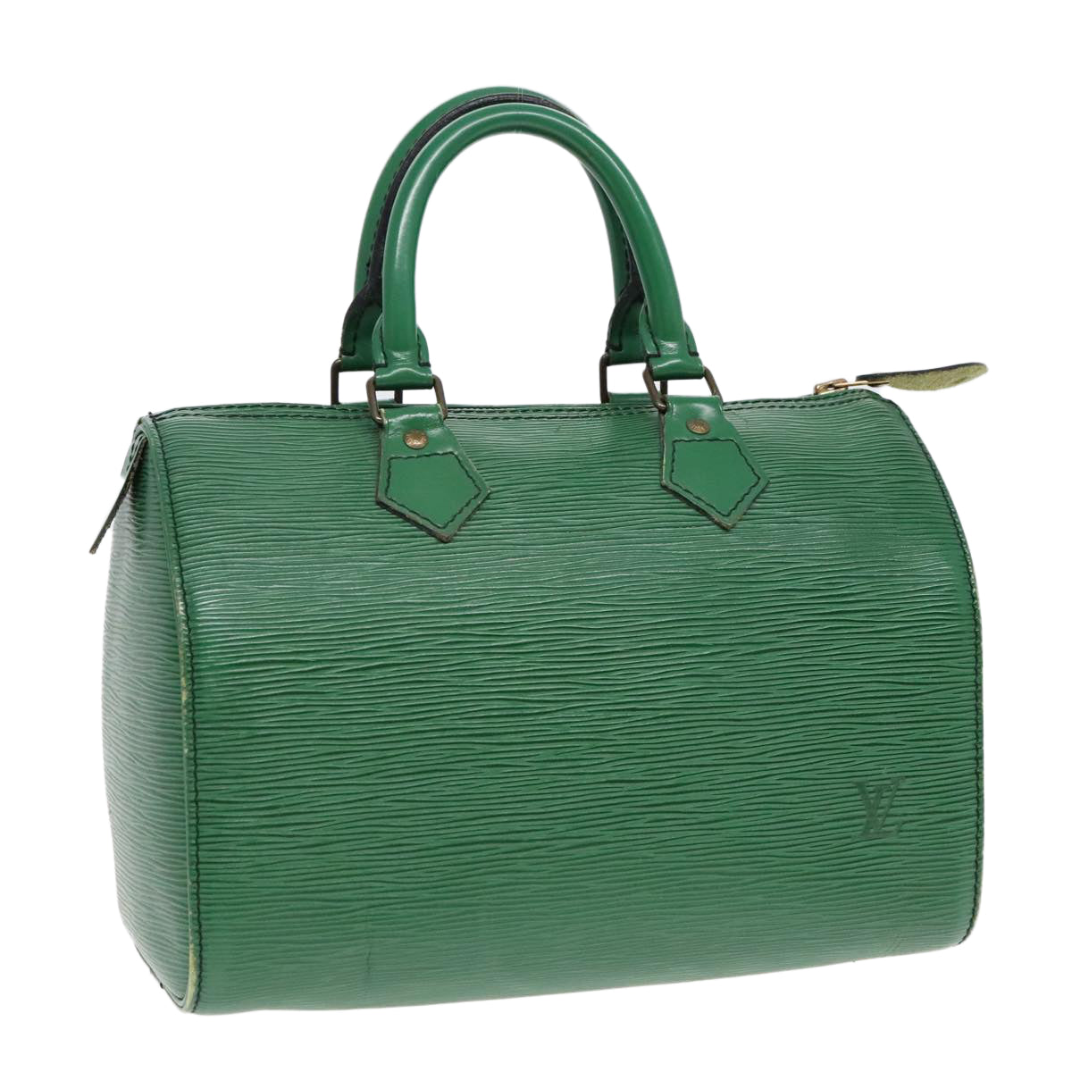 LOUIS VUITTON Epi Speedy 25 Hand Bag Borneo Green M43014 LV Auth 89855