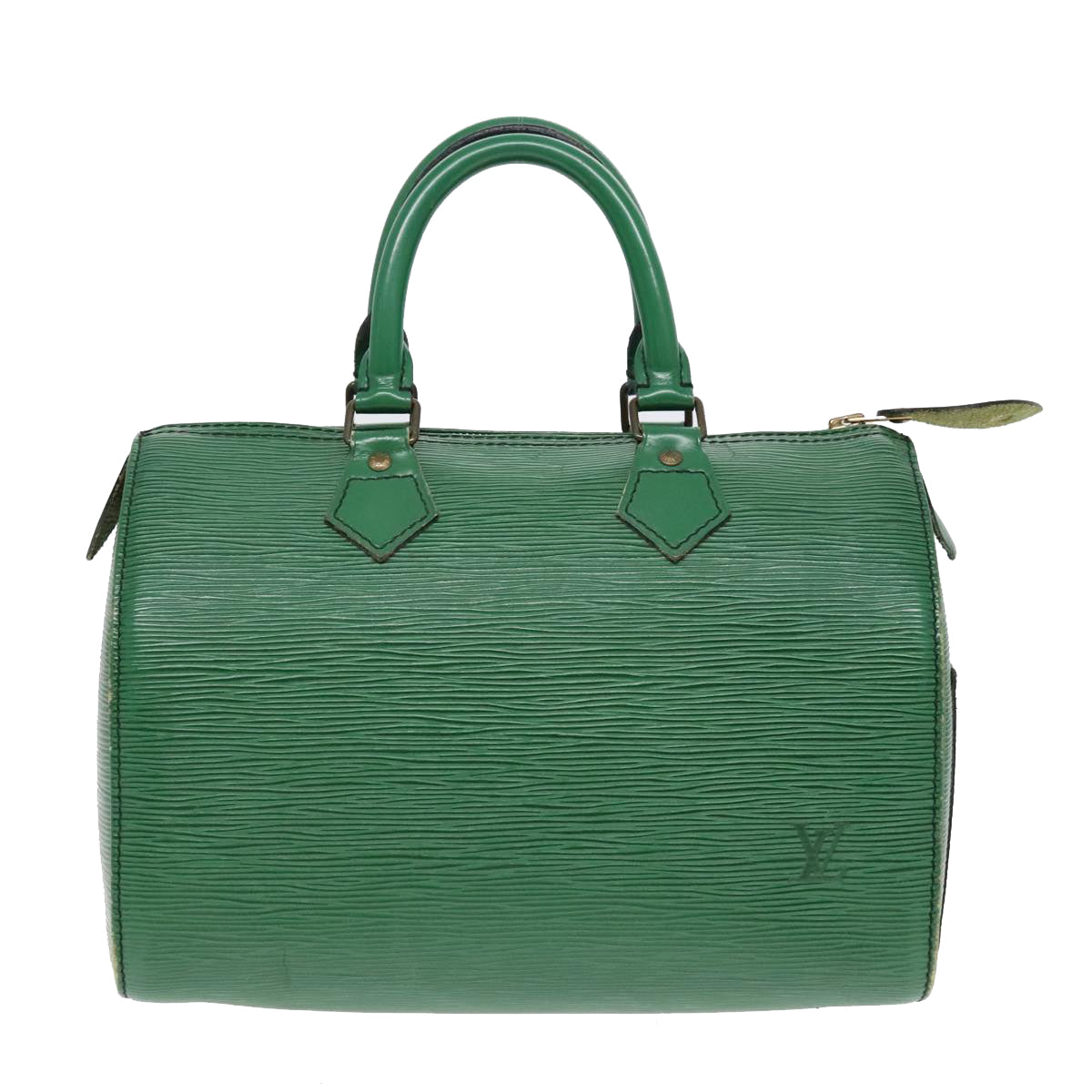 LOUIS VUITTON Epi Speedy 25 Hand Bag Borneo Green M43014 LV Auth 89855