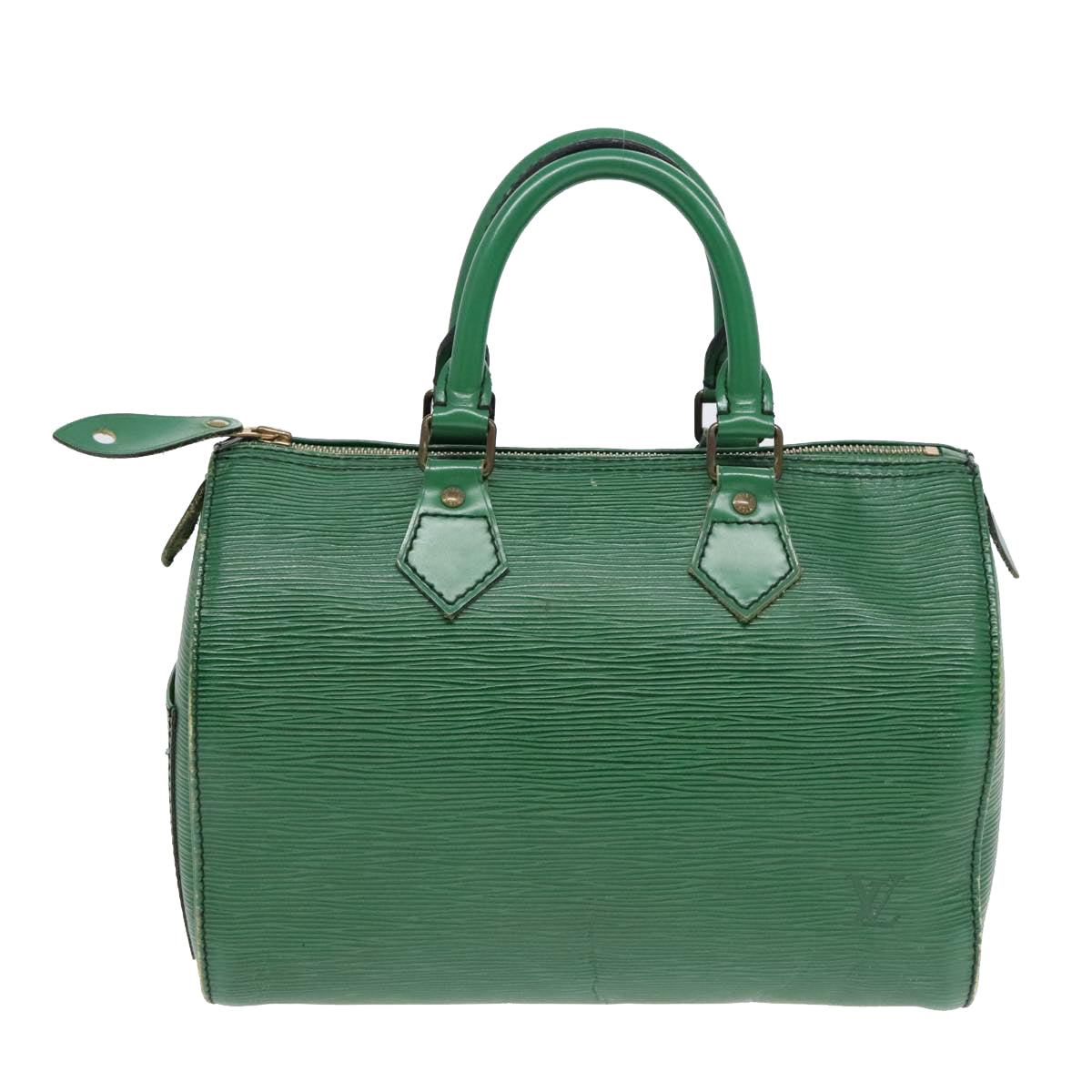 LOUIS VUITTON Epi Speedy 25 Hand Bag Borneo Green M43014 LV Auth 89855