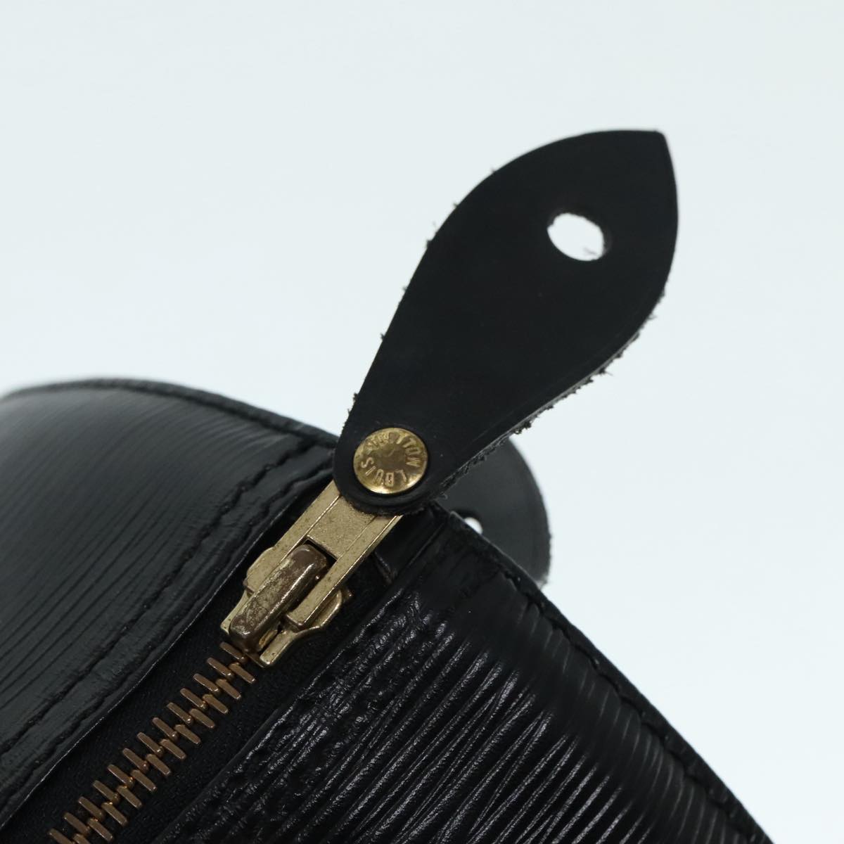 LOUIS VUITTON Epi Speedy 35 Hand Bag Black M42992 LV Auth 89862