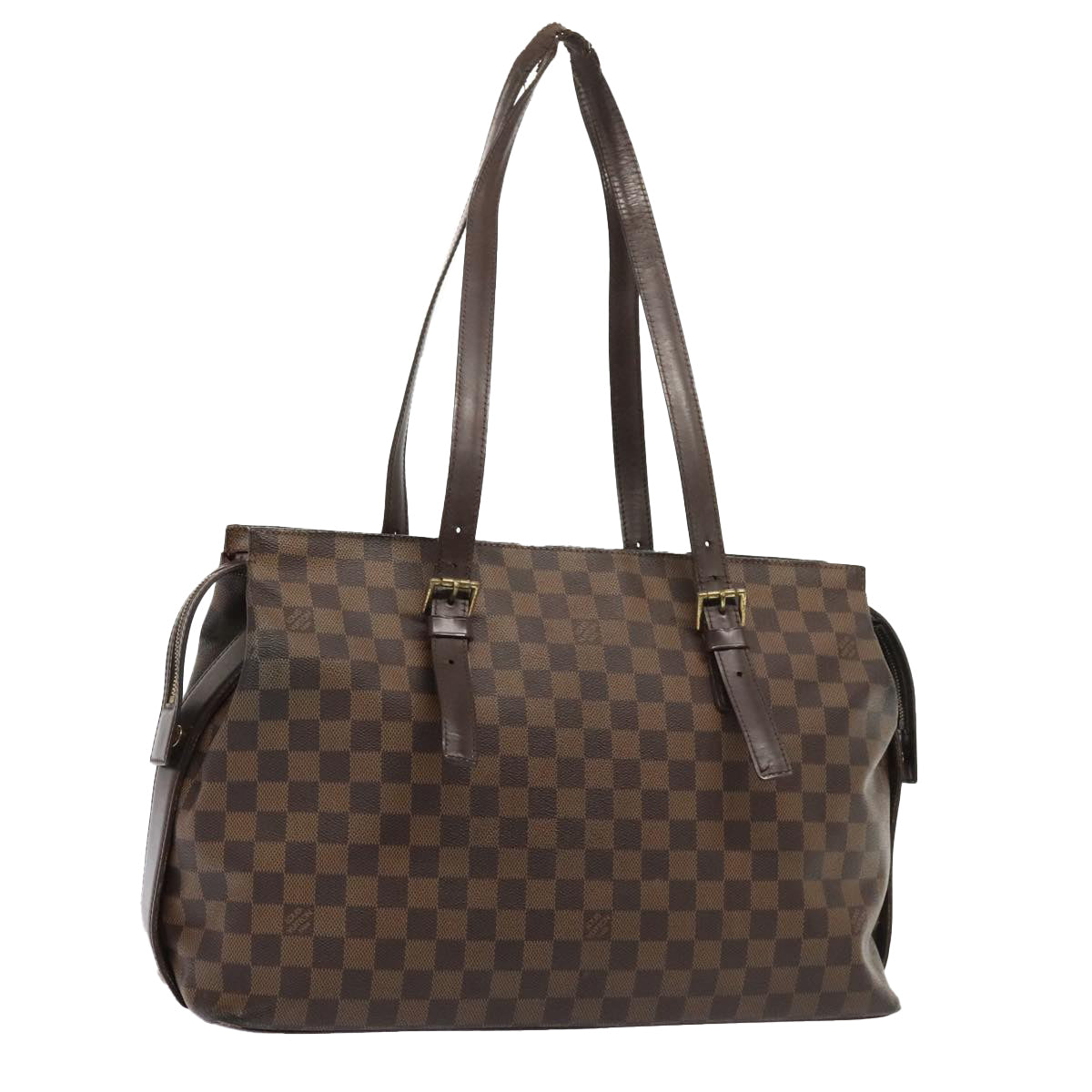 LOUIS VUITTON Damier Ebene Chelsea Tote Bag N51119 LV Auth 89890