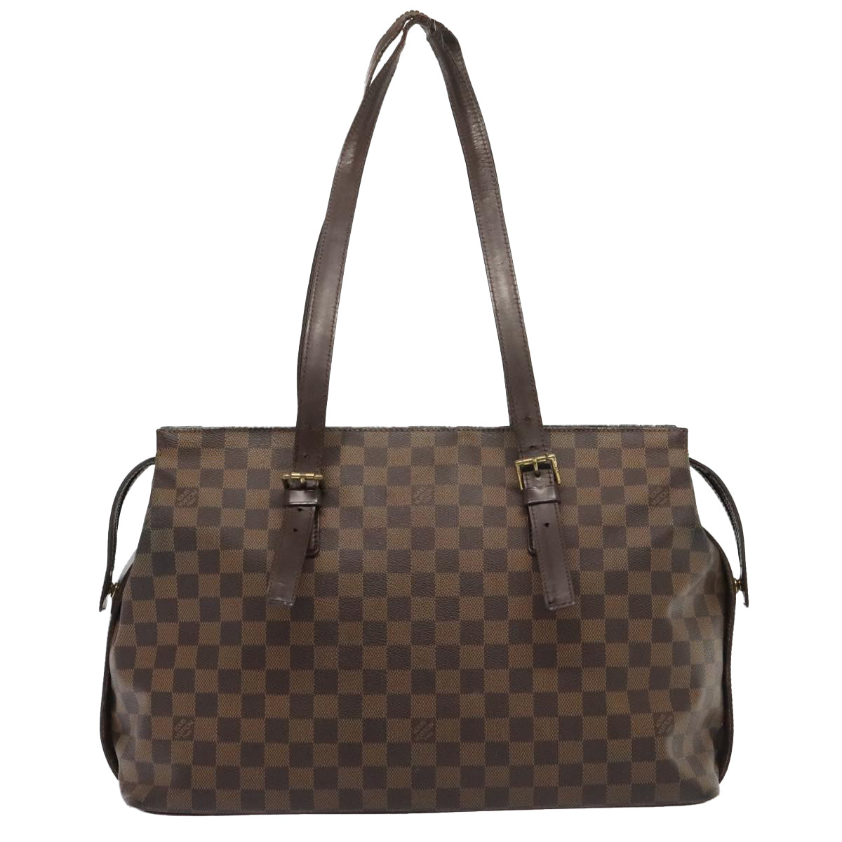 LOUIS VUITTON Damier Ebene Chelsea Tote Bag N51119 LV Auth 89890