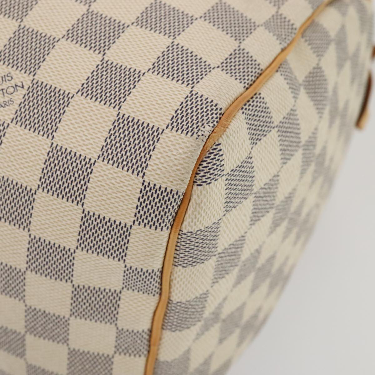 LOUIS VUITTON Damier Azur Speedy 30 Hand Bag N41533 LV Auth 89897