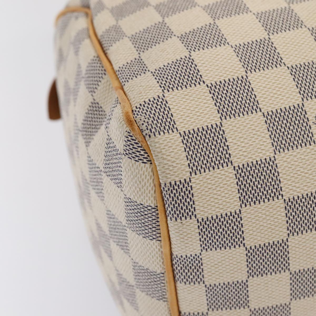 LOUIS VUITTON Damier Azur Speedy 30 Hand Bag N41533 LV Auth 89897