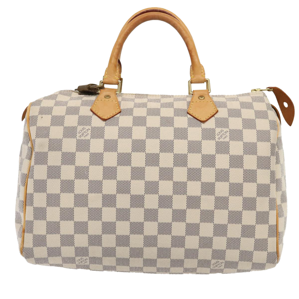 LOUIS VUITTON Damier Azur Speedy 30 Hand Bag N41533 LV Auth 89897