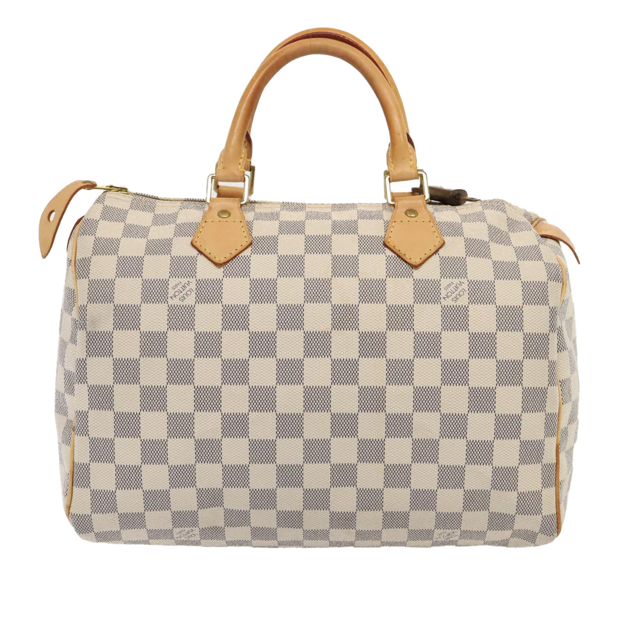 LOUIS VUITTON Damier Azur Speedy 30 Hand Bag N41533 LV Auth 89897