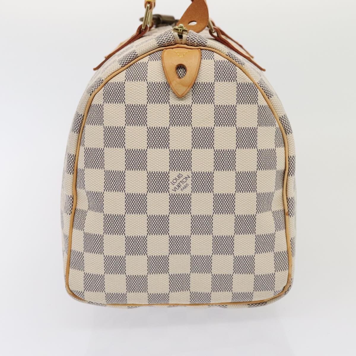 LOUIS VUITTON Damier Azur Speedy 30 Hand Bag N41533 LV Auth 89897