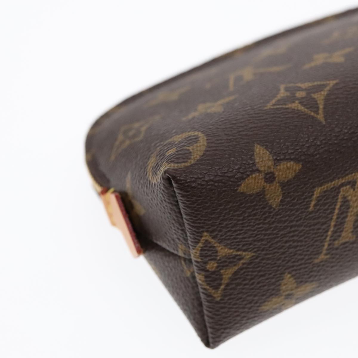 LOUIS VUITTON Monogram Pochette Cosmetic PM Cosmetic Pouch M47515 LV Auth 89903A