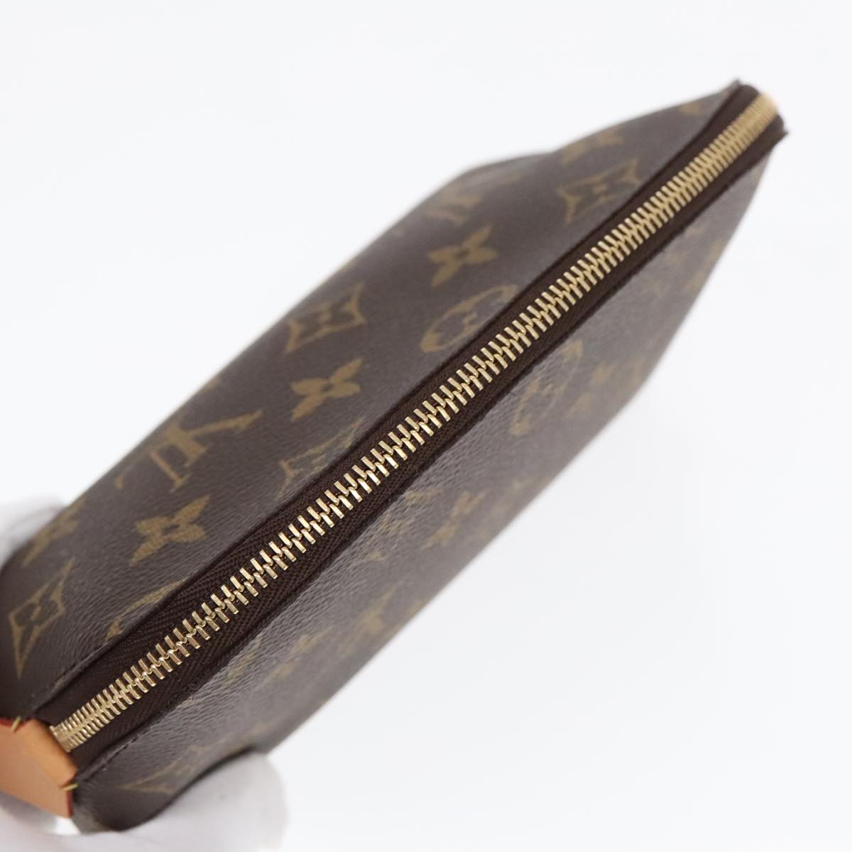 LOUIS VUITTON Monogram Pochette Cosmetic PM Cosmetic Pouch M47515 LV Auth 89903A