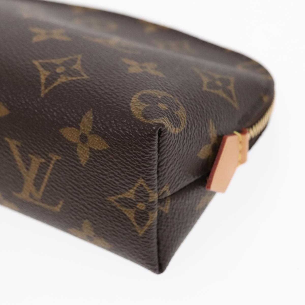 LOUIS VUITTON Monogram Pochette Cosmetic PM Cosmetic Pouch M47515 LV Auth 89903A