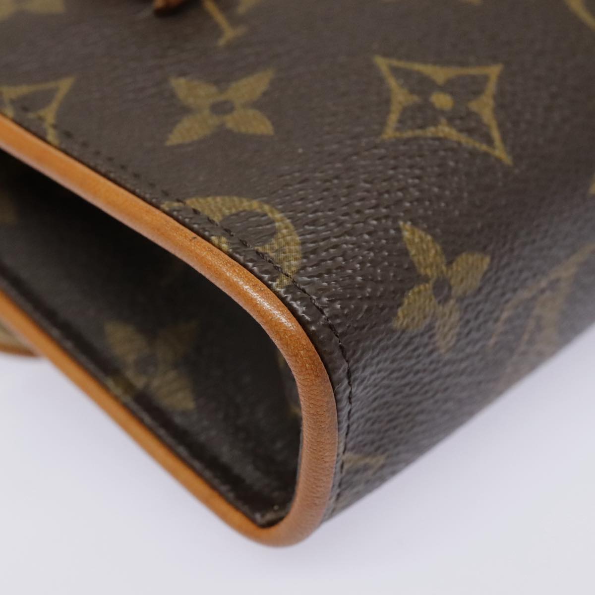 LOUIS VUITTON Monogram Pochette Florentine Waist bag M51855 LV Auth 89914